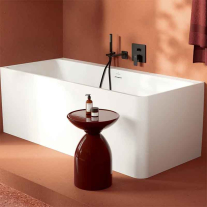 Cot racord pentru duș Villeroy&Boch, Universal Showers, pătrat cu suport pară duș, negru ma