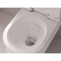  Vas WC suspendat Hansgrohe, EluPura S, cu spălare AquaFall Flush, 54x36 cm, alb