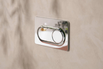  Clapetă cu acționare dublă Hansgrohe, iFrame, pentru rezervor încastrat, crom