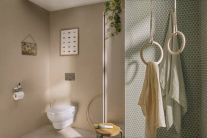  Clapetă cu acționare dublă Hansgrohe, iFrame, pentru rezervor încastrat, crom