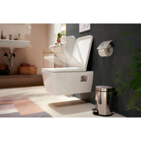 Capac WC Hansgrohe, EluPura Q, cu soft close și quick release, alb