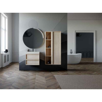 Raft deschis cu polițe Kolpasan, Storia, h 150 cm, acacia