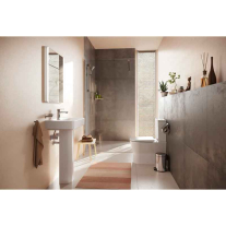 Baterie pentru lavoar Hansgrohe Rebris S 80 CoolStart, fără ventil, crom