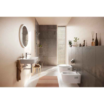 Baterie pentru lavoar Hansgrohe Rebris S 80 CoolStart, fără ventil, crom