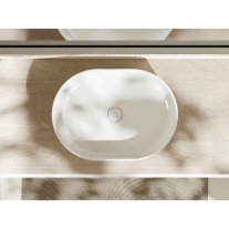  Lavoar pe blat Hansgrohe Xuniva Q, oval, 50 x 40 cm, alb