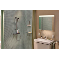 Set de duș 95 Hansgrohe Activera Select S EcoSmart, cu bară de duș 65 cm, crom