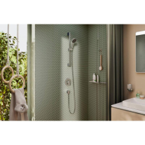 Set de duș 95 Hansgrohe Activera Select S EcoSmart, cu bară de duș 65 cm, crom