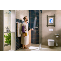 Set de duș 95 Hansgrohe Activera Select S EcoSmart, cu bară de duș 65 cm, crom