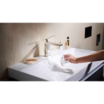 Baterie monocomandă lavoar Hansgrohe Tecturis E 110 CoolStart , crom