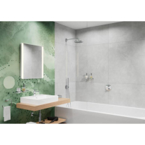 Pară de duș tip baton Hansgrohe Pulsify S, 1 jet, crom