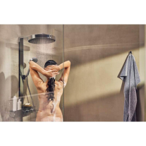 Coloană de duș termostatată Hansgrohe Rainfinity 360 ShowerTablet 350, 1 jet, crom