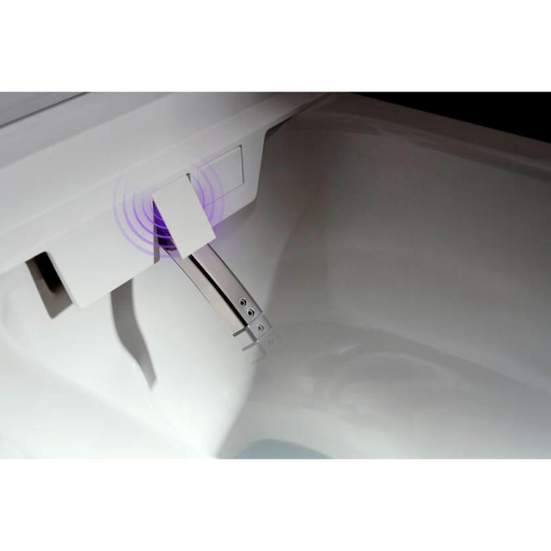 Set vas WC suspendat Hansgrohe LavaPura Element S, AquaHelix Flush, cu funcție de bideu cu telecomandă, alb