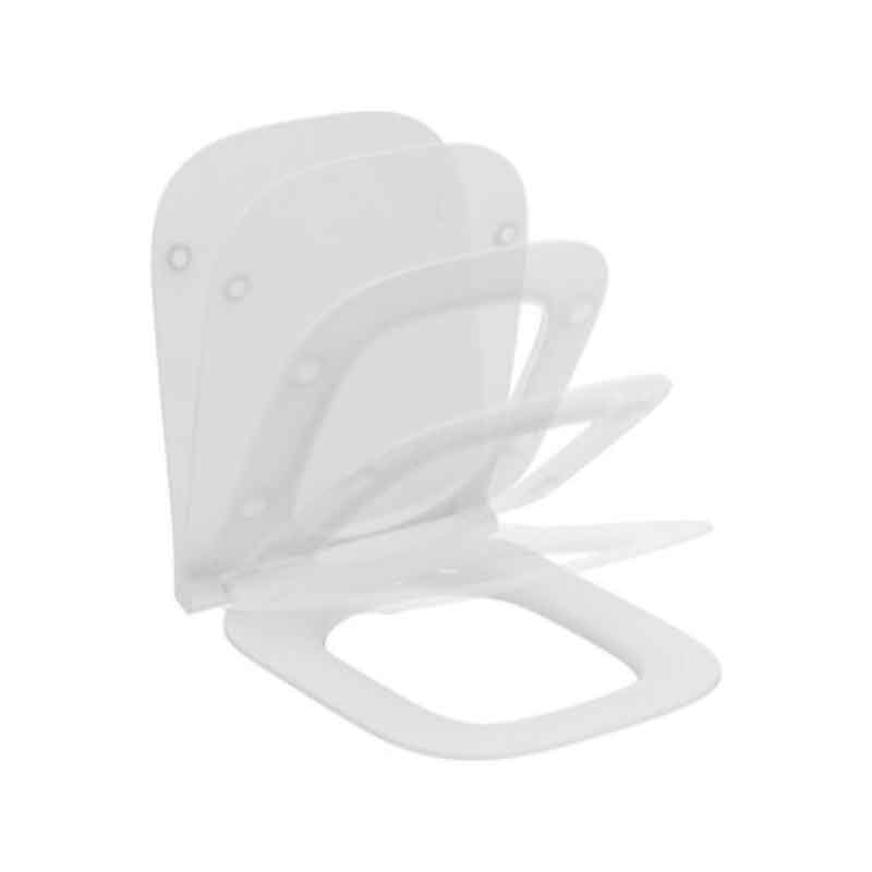 Capac vas WC Ideal Standard I.Life B, slim, Soft Close, duroplast, 36x45x4,5 cm, alb