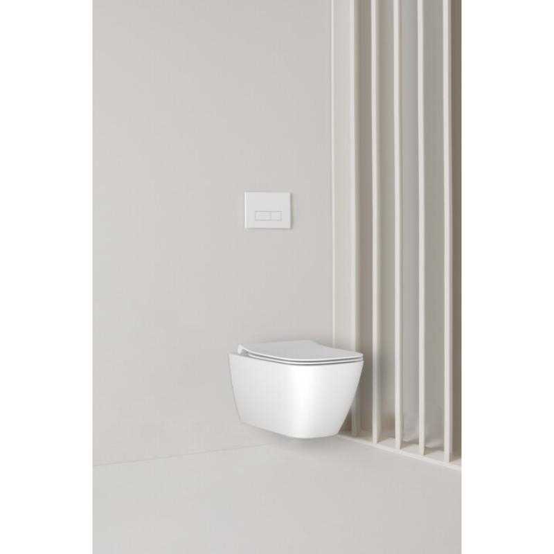 Capac vas WC Ideal Standard I.Life B, slim, Soft Close, duroplast, 36x45x4,5 cm, alb