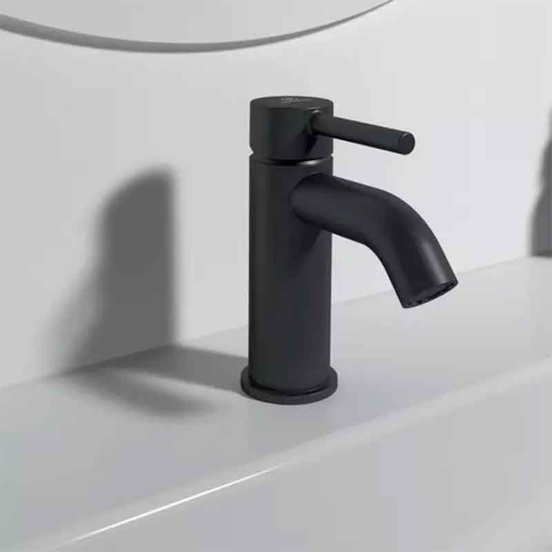 Baterie lavoar Ideal Standard Ceraline 100 fără ventil, negru mat