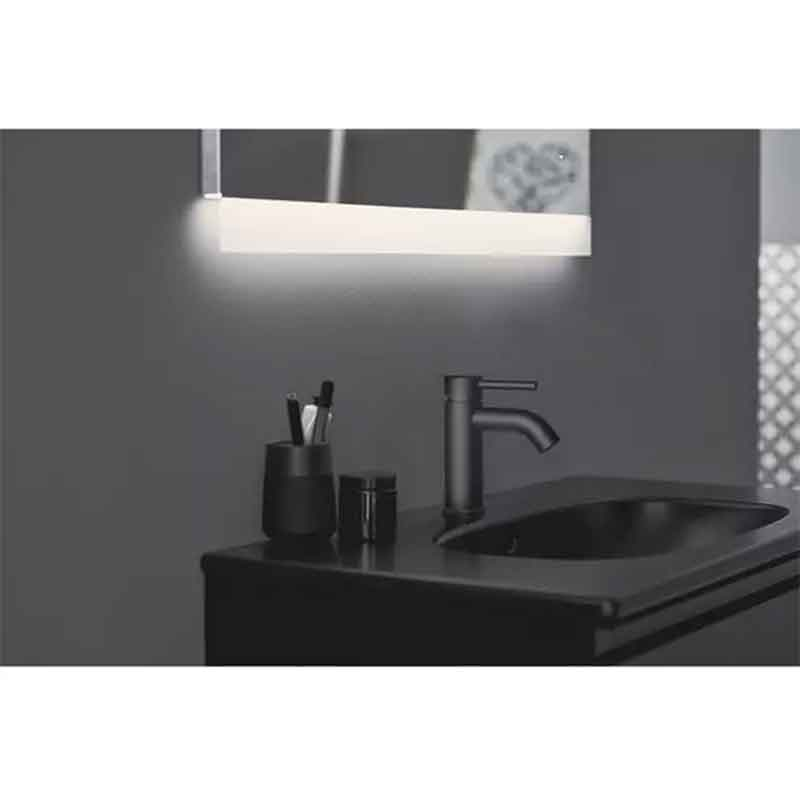 Baterie lavoar Ideal Standard Ceraline 100 fără ventil, negru mat