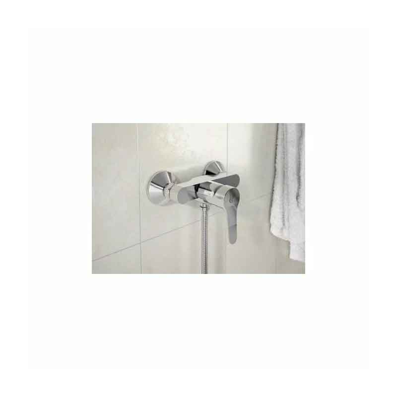 Baterie de duș Ideal Standard, Alpha, cu montaj aparent, crom