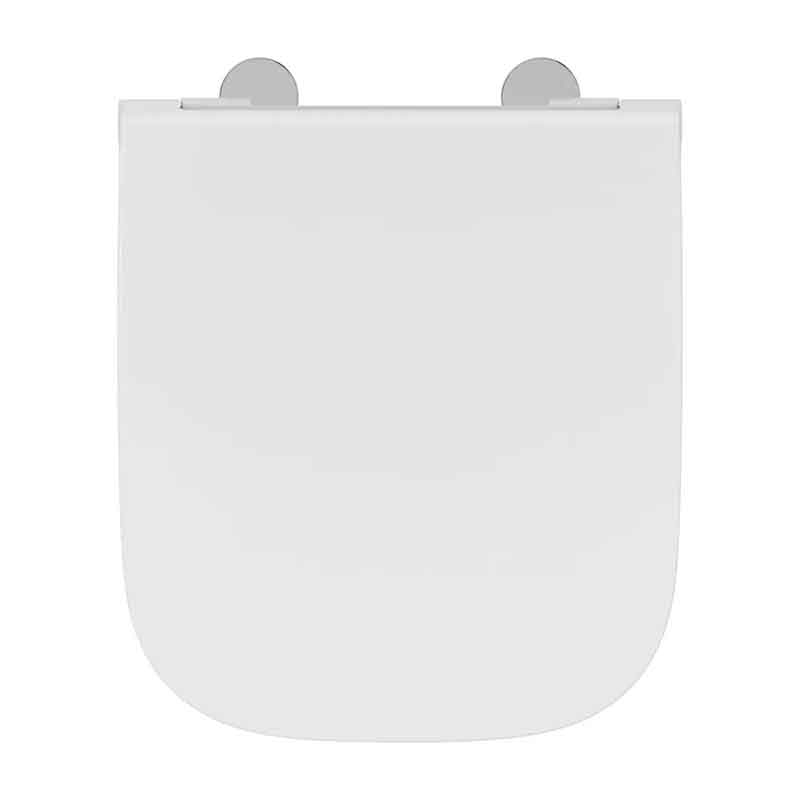 Capac WC Ideal Standard i.life S Slim SoftClose, duroplast, alb lucios, 36 x 41 cm