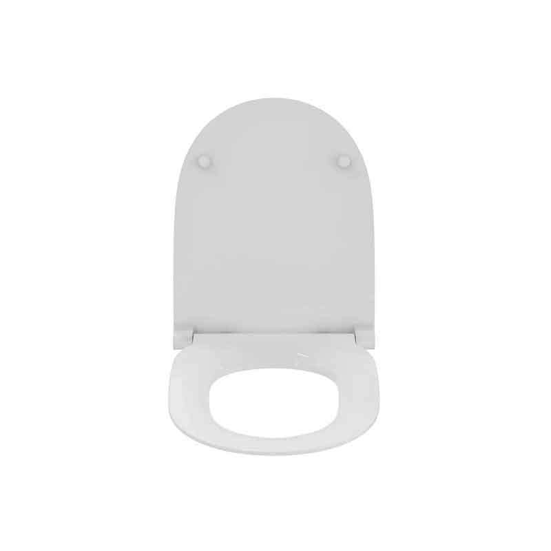 Capac WC Ideal Standard I.life O, tip sandwich cu Soft Close, alb