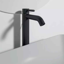 Baterie înaltă pentru lavoar Ideal Standard Ceraline, cu ventil Pop-Up, negru mat