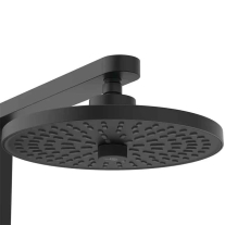 Coloană de duș Ideal Standard CeraFlow Alu+, cu baterie termostatată CoolBody, negru mat
