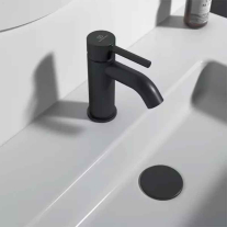 Baterie lavoar Ideal Standard Ceraline 100 fără ventil, negru mat