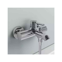 Baterie cadă-duș Ideal Standard Ceraline, cu montaj aparent, crom