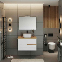  Blat pentru mobilier Fluminia, 80x46 cm, rovere naturale
