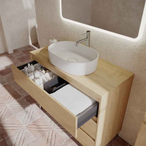Blat pentru mobilier Fluminia, 100x46 cm, rovere naturale