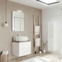  Blat pentru mobilier de baie Fluminia,  60x46 cm, noce americano