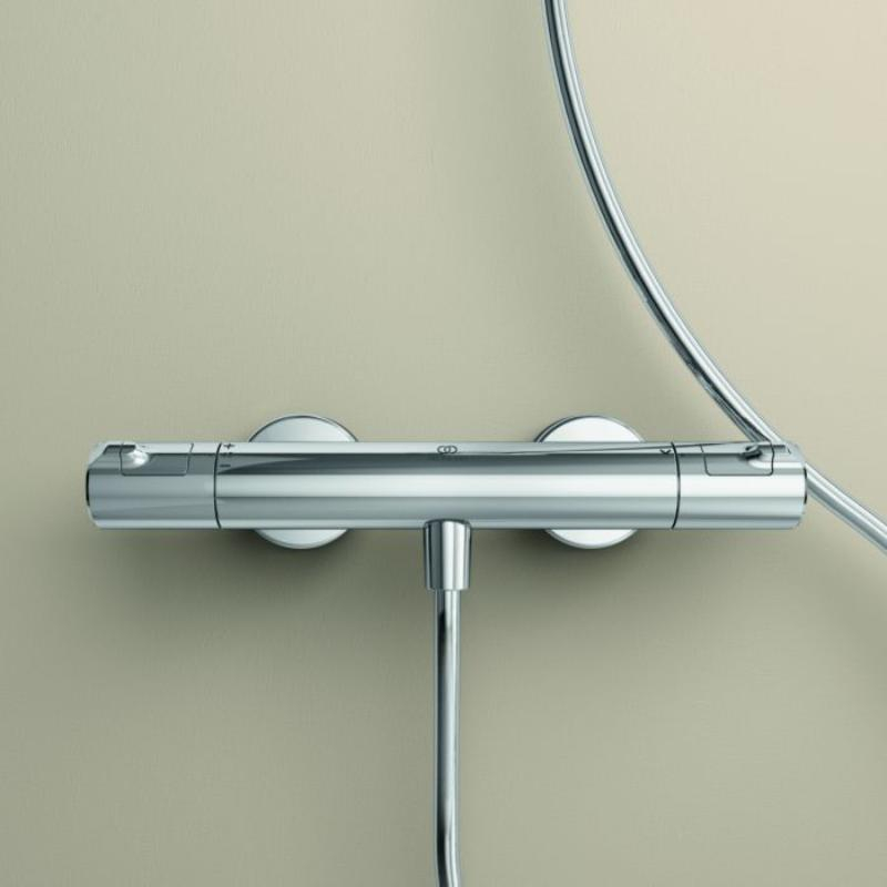 Baterie de duș termostatată Ideal Standard, Ceratherm T50 Cool Body, crom