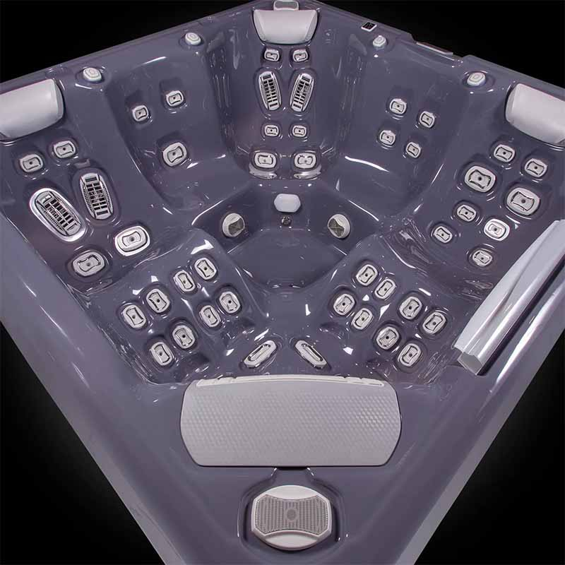 Set minipiscină Wellis, Makalu PeakLife Premium Plus, cu capac, jeturi luminoase și sistem WIS integrat, pentru 5 persoane