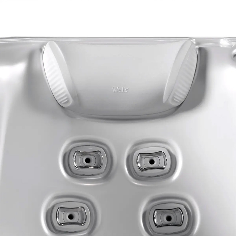Set minipiscină Wellis, Makalu PeakLife Premium Plus, cu capac, jeturi luminoase și sistem WIS integrat, pentru 5 persoane