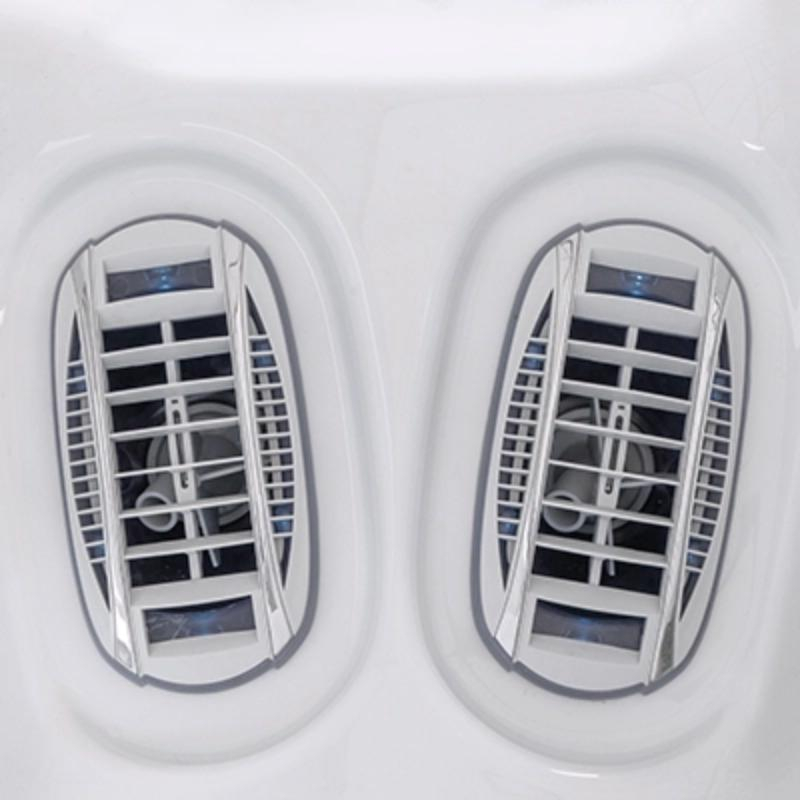 Minipiscină Atlas PeakLife Premium Plus, cu capac, jeturi luminoase și sistem WIS integrat