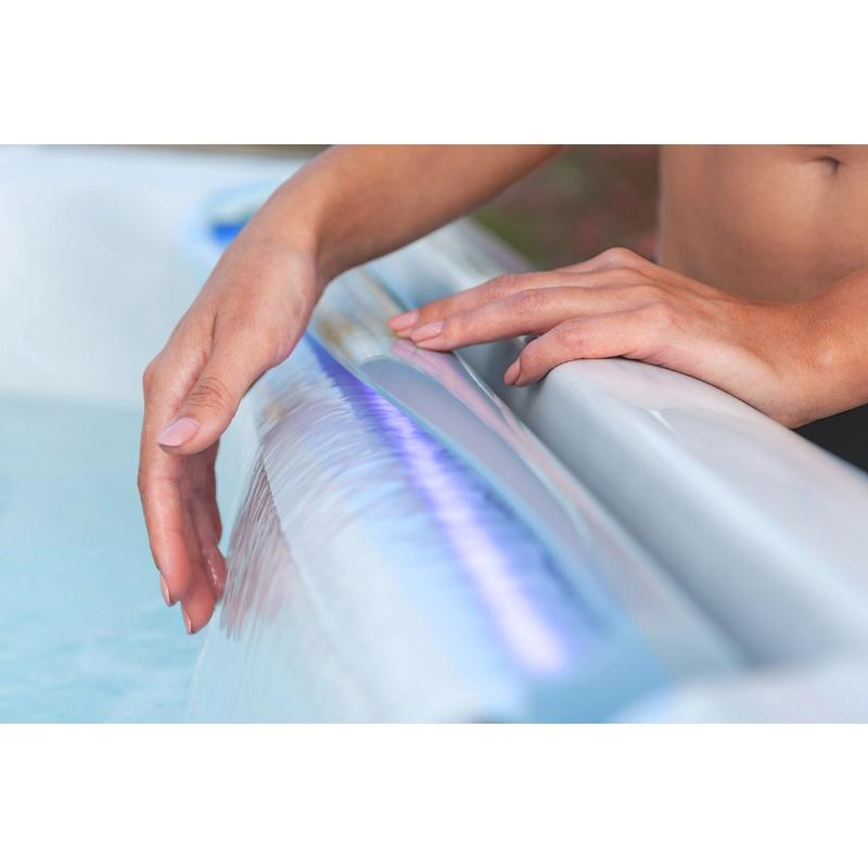Set minipiscina Wellis, Atlas PeakLife Deluxe, cu capac, pentru 6 persoane