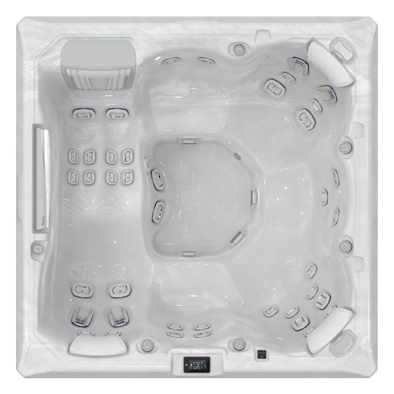 Set minipiscina Wellis, Atlas PeakLife Deluxe, cu capac, pentru 6 persoane