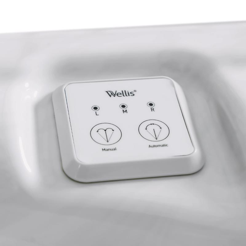 Set minipiscina Wellis, Atlas PeakLife Deluxe, cu capac, pentru 6 persoane