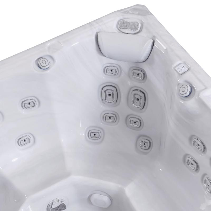 Set minipiscina Wellis, Atlas PeakLife Deluxe, cu capac, pentru 6 persoane