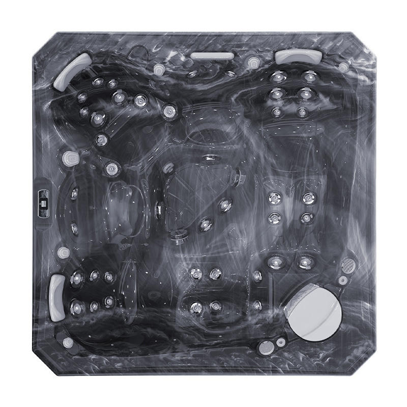 Set minipiscina Wellis, Palermo CityLife Deluxe, cu capac, pentru 5 persoane