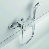  Baterie cadă-duș Ideal Standard Cerafine O, montaj aparent, crom