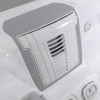 Minipiscină Atlas PeakLife Premium Plus, cu capac, jeturi luminoase și sistem WIS integrat