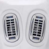 Minipiscină Atlas PeakLife Premium Plus, cu capac, jeturi luminoase și sistem WIS integrat
