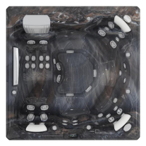 Set minipiscina Wellis, Atlas PeakLife Deluxe, cu capac, pentru 6 persoane