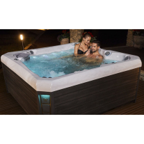Set minipiscina Wellis, Palermo CityLife Deluxe, cu capac, pentru 5 persoane