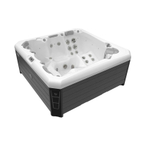 Set minipiscina Wellis, Palermo CityLife Deluxe, cu capac, pentru 5 persoane