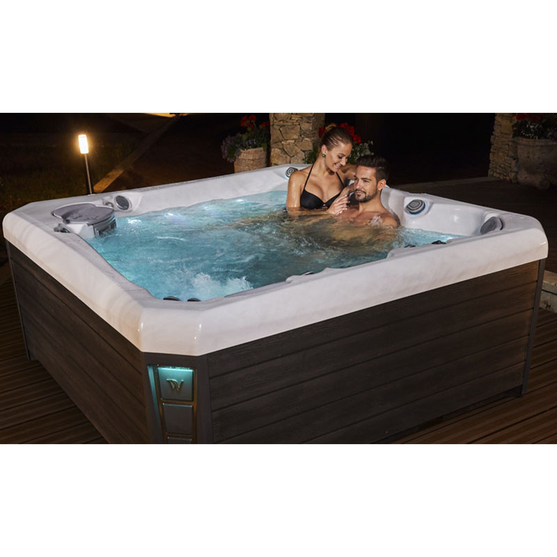 Set minipiscina Wellis, Palermo Citylife Premium, cu capac, pentru 5 persoane
