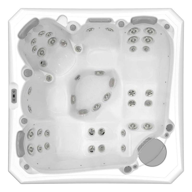 Set minipiscina Wellis, Palermo Citylife Premium, cu capac, pentru 5 persoane