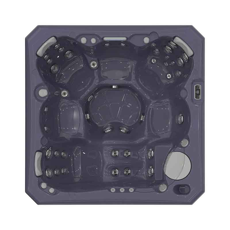 Set minipiscina Wellis, Malaga CityLife Deluxe, cu capac, pentru 6 persoane