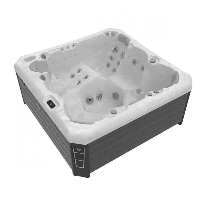 Set minipiscina Wellis, Malaga Citylife Premium, cu capac, pentru 6 persoane