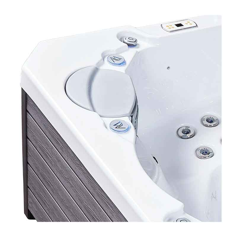 Set minipiscina Wellis, Prague CityLife Deluxe, cu capac, pentru 6 persoane